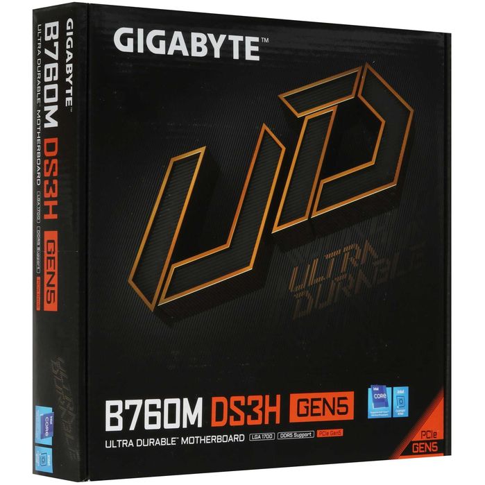 - Материнская плата Gigabyte B760M DS3H GEN5 DDR5