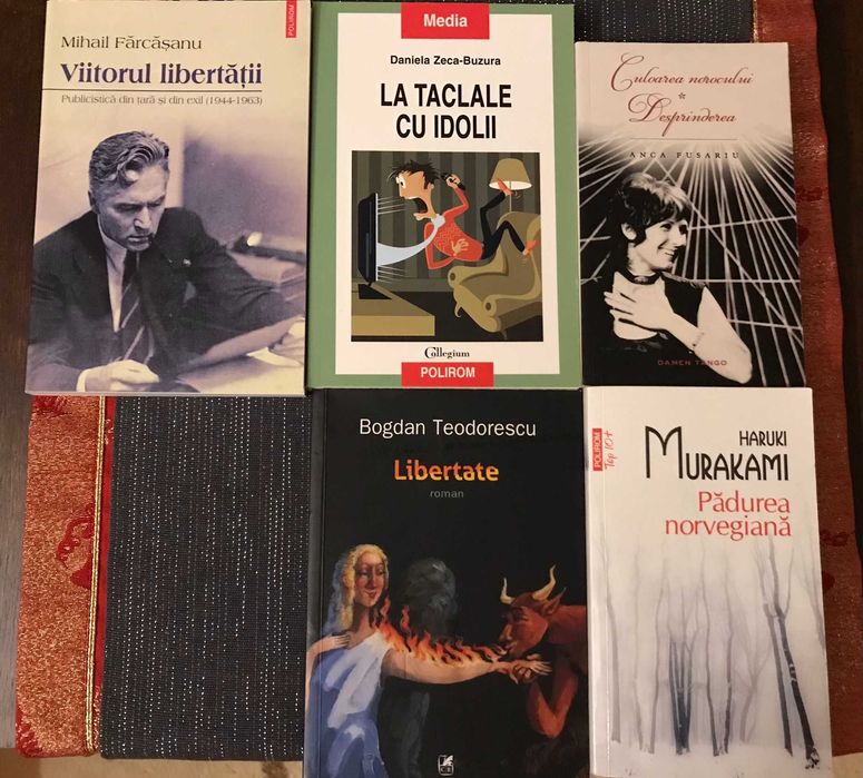 5 carti:Mihai Farcasanu, Anca Fusariu, Cărtărescu