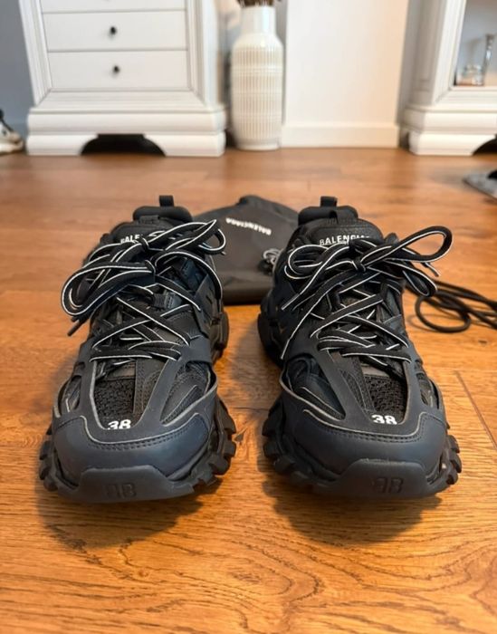 Balenciaga track  alb/negru