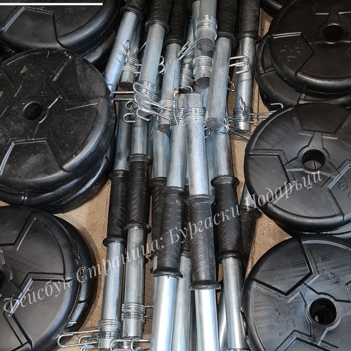 Чисто нови Дъмбели  5кг до 40кг сглобяеми