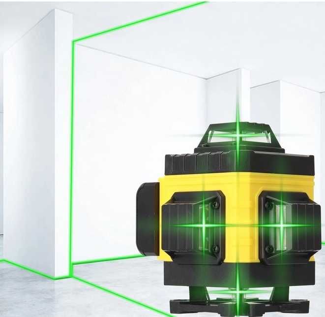 Nivela Laser 16 Linii 360 grade cu 2 acumulatori inclusi & telecomanda