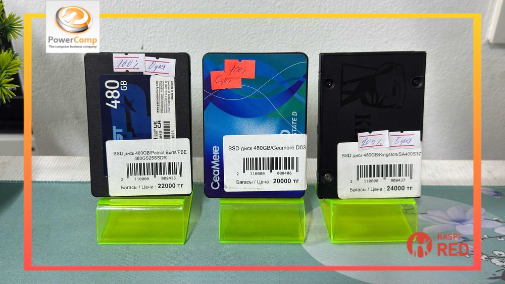 SSD 480 GB Kingston, Patriot