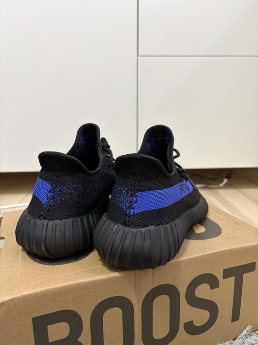 Yeezy boost 350 negru-albastru