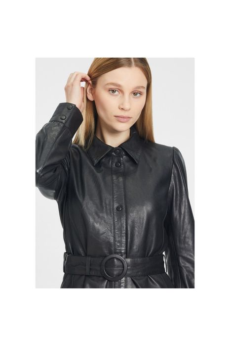 Rochie de Piele Dama Gipsy Neagra GWLygia