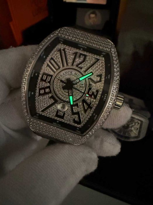 franck muller vanguard yachting пълен диамант