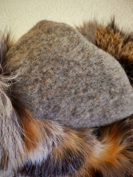 Дамски елек от лисица(естествен косъм)