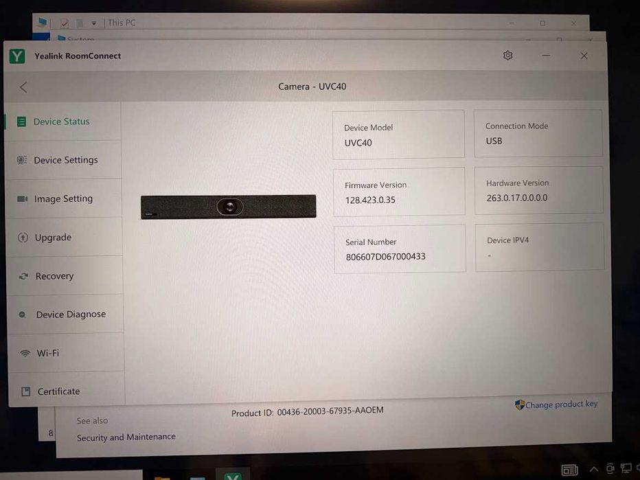 Sistem Videoconferinta Profesional Yealink MVC400 (Bară 4K UVC40 + Mini PC MCore)