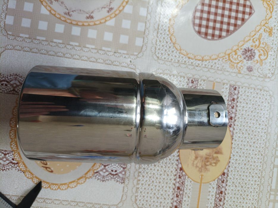 Насадка на глушитель нержавейка можно регулировать наклон.