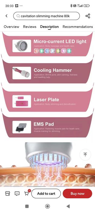 AOKO 9 in 1 new 80 K cavitation vacuum lifting weight loss machine