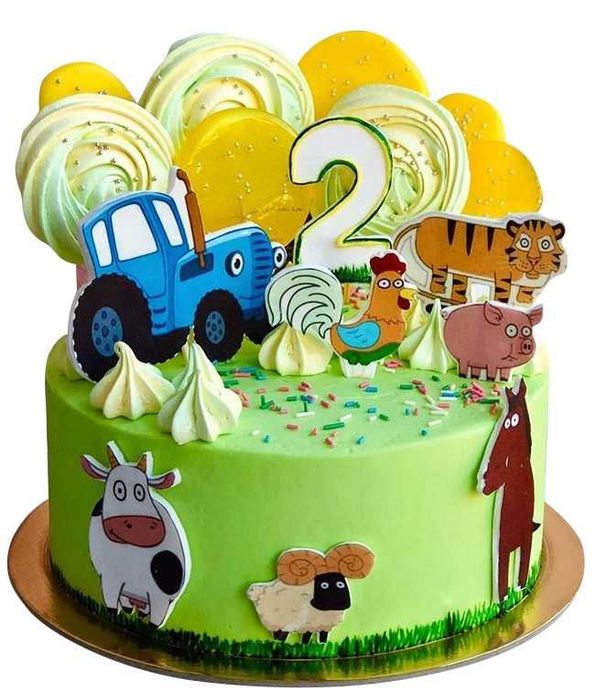 торт Синий трактор