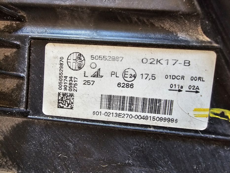 Far stanga Alfa Romeo Stelvio dupa 2016 cod 50552987