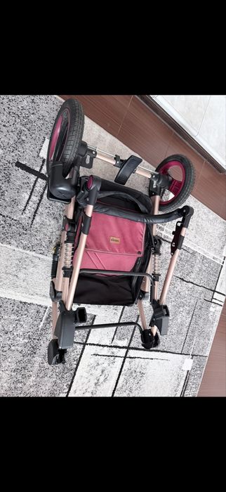Carucior bebe kidduku + scoica NEFOLOSIT