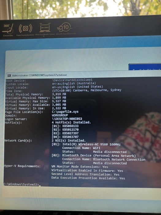 Лаптоп  Acer Spin 1