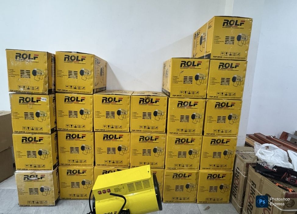 Обогреватель тепловая пушка Электрический Rolf из ПЕРВЫХ РУК