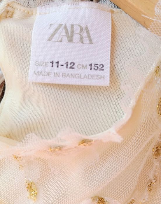 ZARA тюлена рокля с бродерия, 152