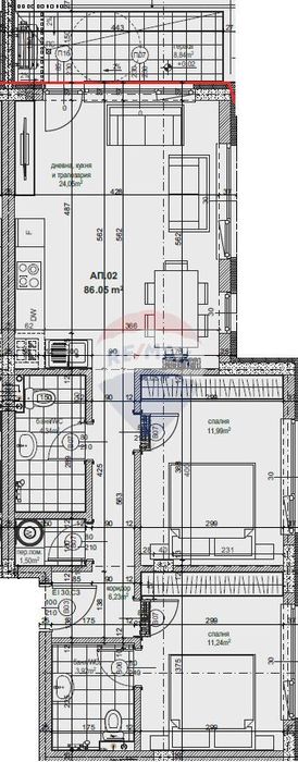 Тристаен апартамент, кв. Галата, гр. Варна T4558