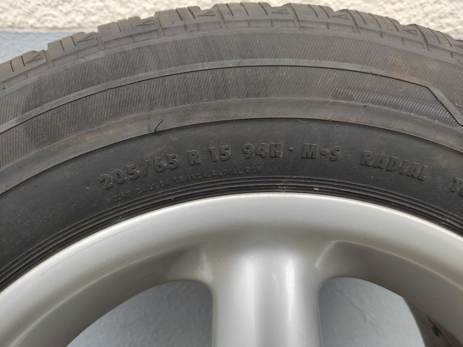 Джанти с автомобилни гуми 205/65 R15, Алуминиеви джанти, Mercedes-Benz 220 cdi