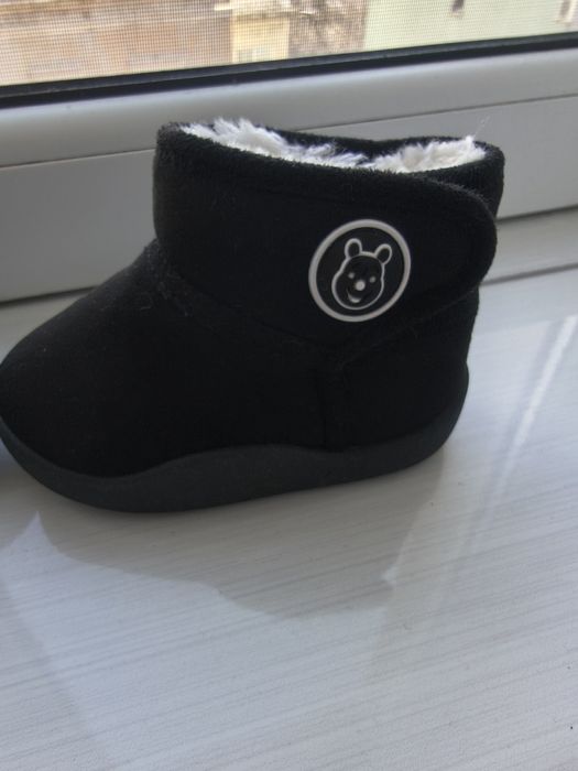 Бебешки ботушки с мека  подплатата номер 22.
