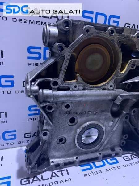 Capac Vibrochen Arbore Cotit Distributie Motor cu Suport Filtru Ulei Mercedes Vito 2.2 CDI 1997 - 2003 Cod R6460150602 [M8614]