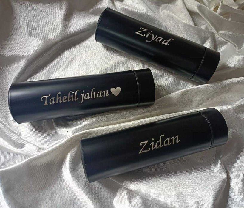 Именные термосы на заказ | Любое имя или надпись