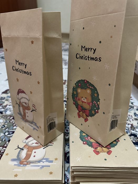 Подарочный бумажный пакет 12х25