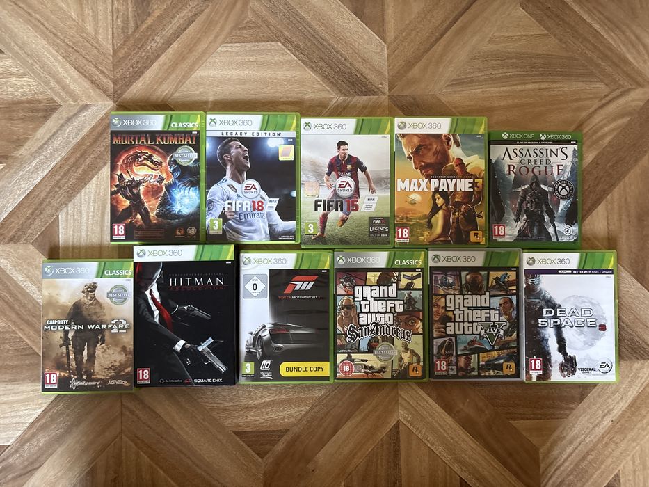 20 jocuri pentru xbox 360.