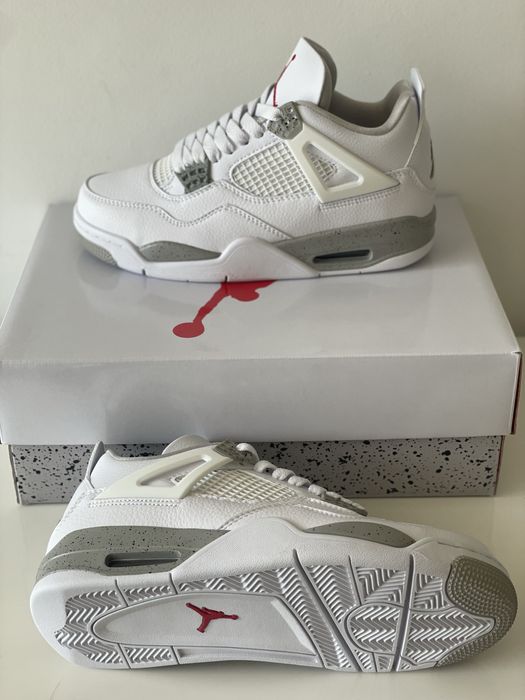 Jordan 4 Retro Oreo White GS Grey 1 High Air Max More Uptempo