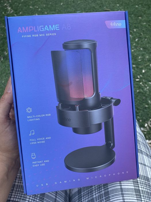 Микрофон FIFINE AmpliGame A8 RGB