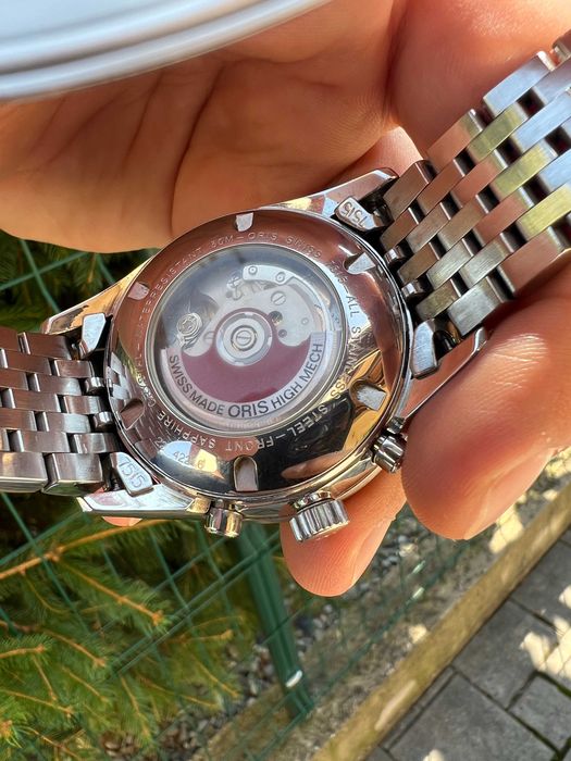 Oris Classic XXL Automatic Chronograph Valjoux 7750 – Full Set (Box & Papers)