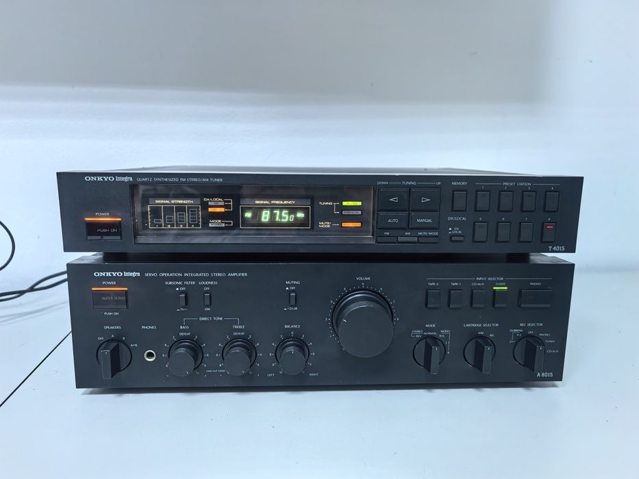 Amplificator Onkyo Integra A8015 si tuner T4015 made in Japan