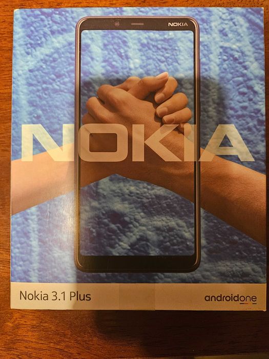 Nokia 3.1 Plus Dual Camera Smartphone 6 инча HD plus Дисплей - 2GB RAM - 16GB Памет - Android One - Бял - Нов