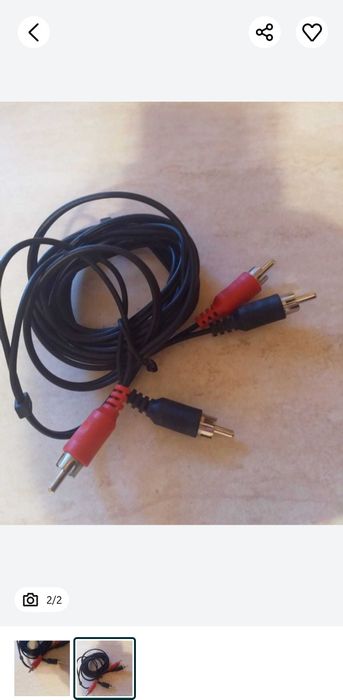 Cablu RCA 2.5 metri