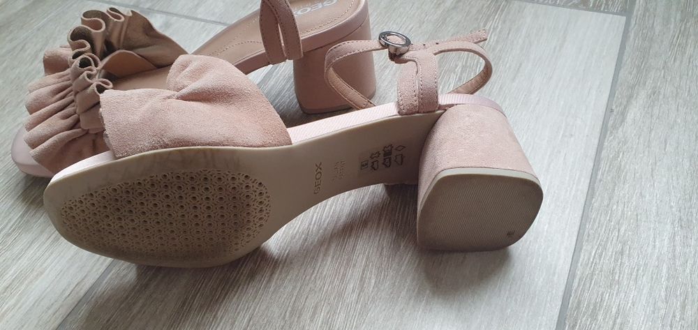 Sandale Geox Piele Intoarsa