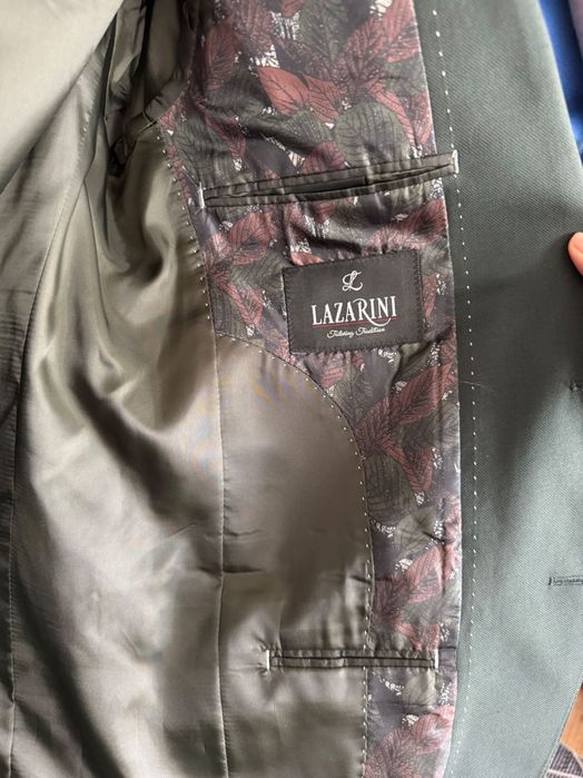 Елегантен официален мъжки костюм Lazarini