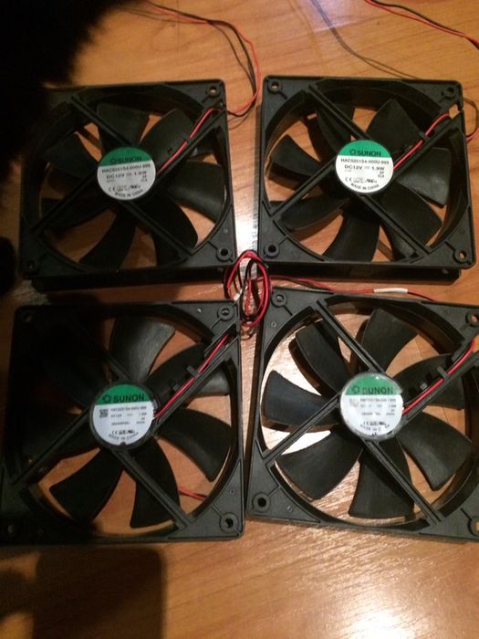 Вентилатори Sunon 120мм 12V