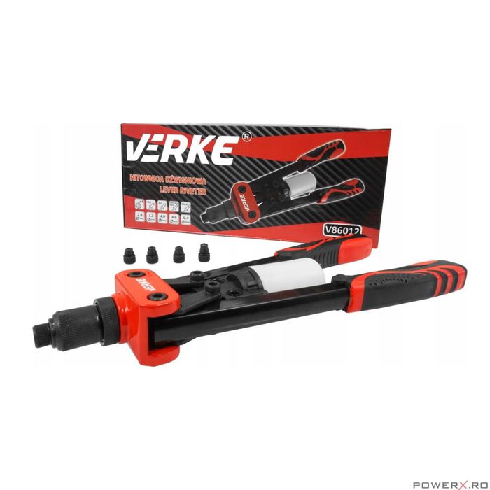 Cleste manual pentru nituit 32cm, 3,2 mm, 4,0 mm, 4,8 mm, Verke