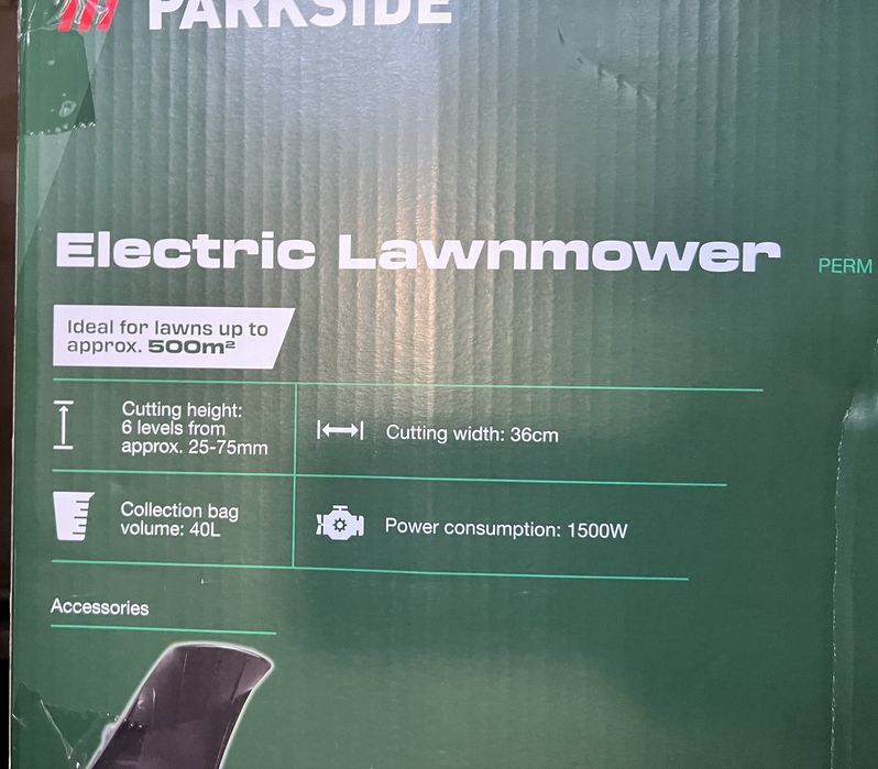 Masina electrica de tuns gazonul iarba Parkside PERM 1500 A1