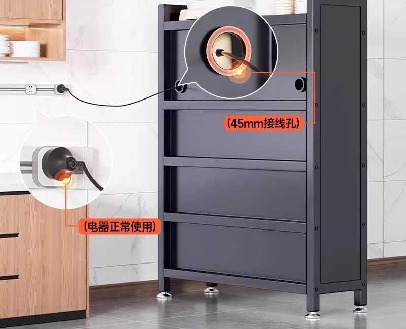 Chang o‘tmaydigan oshxona shkafi/Temir oshxona shkafi – yog‘ga chidaml