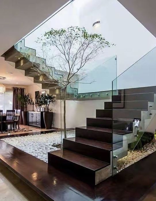 Огрождение  стеклянний. Перила