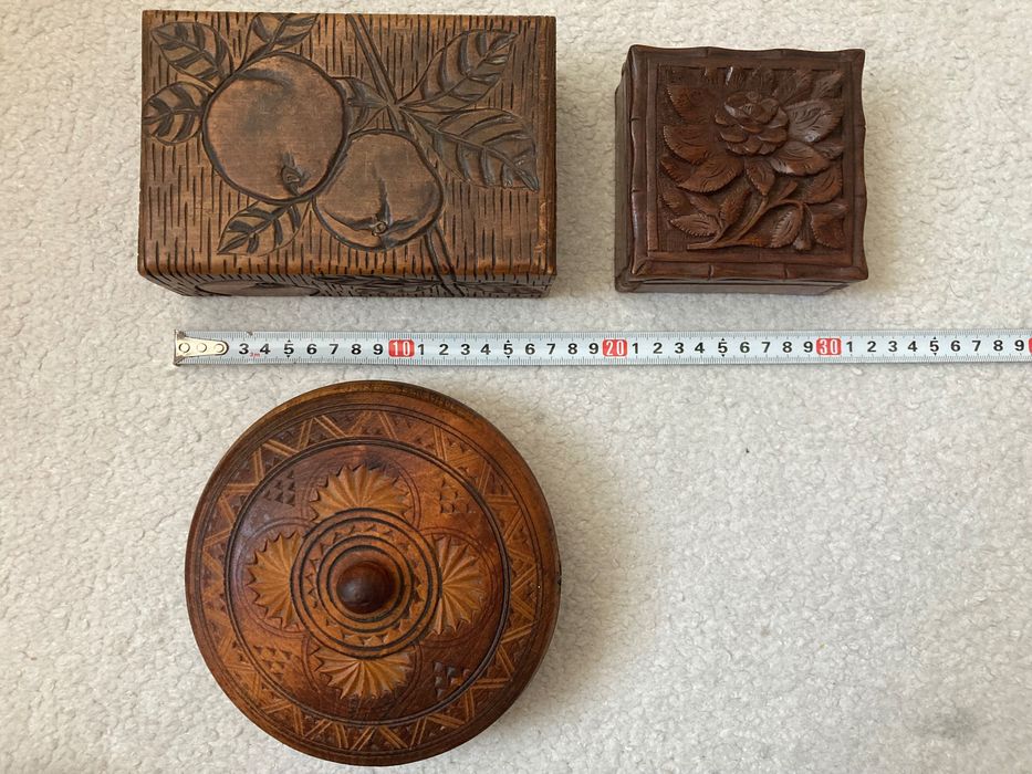 Стари дървени кутии за бижута