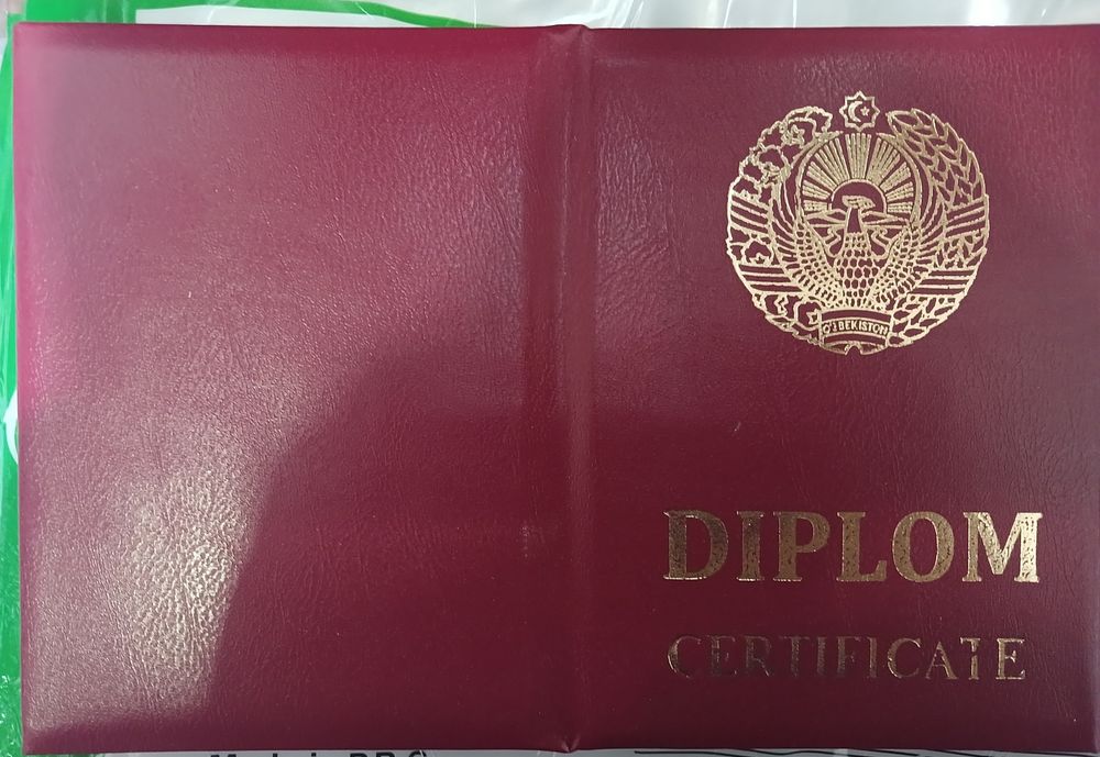 Diplom диплом guvohnoma