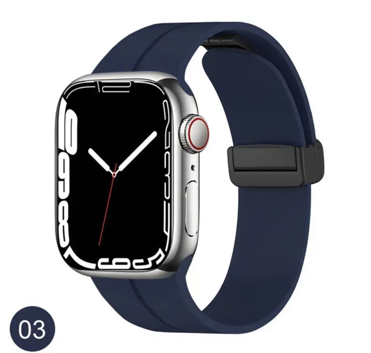 Curea Husar Silicon Magnetica Incarator Cablu Usb Ceas Apple Watch