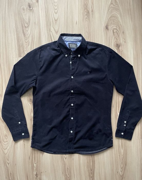 SCOTCH & SODA / мъжка кадифена риза slim/L