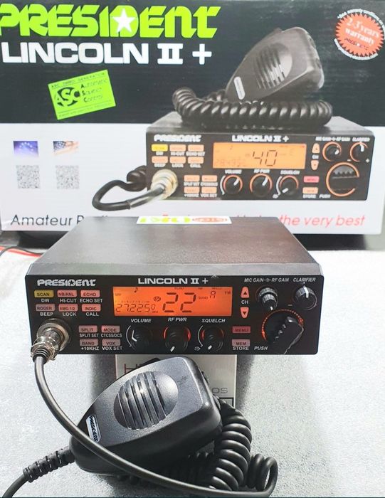 Statie radio CB - President LINCOLN II+ (75W)* produs nou/garantie