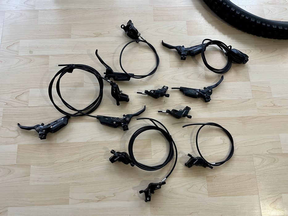 Висок клас 4 бутални хидравлични спирачки Sram RSC/RS/Guide