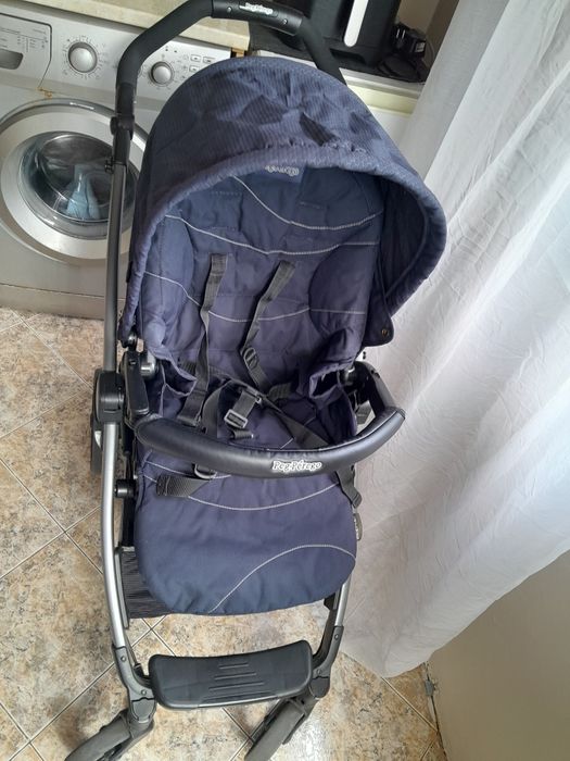 Бебешка количка Peg Perego 2в1 – лятна + ЧИСТО НОВ зимен кош, запазена