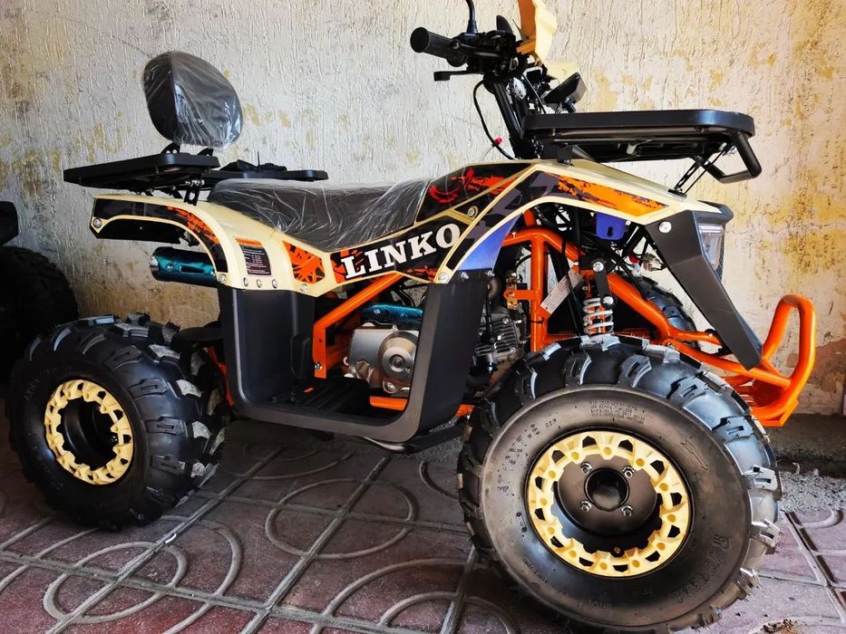 Утилитарный квадроцикл Linko с двигателем объёмом 125 см³