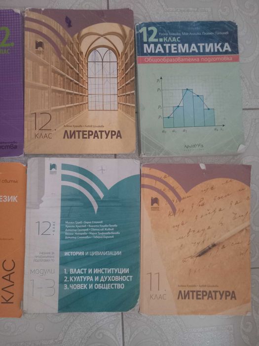 Учебници и помогала за 11 и 12 клас Учебникът по история не е наличен