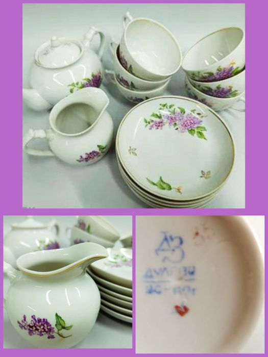 Красивые чайные сервизы, Дулево