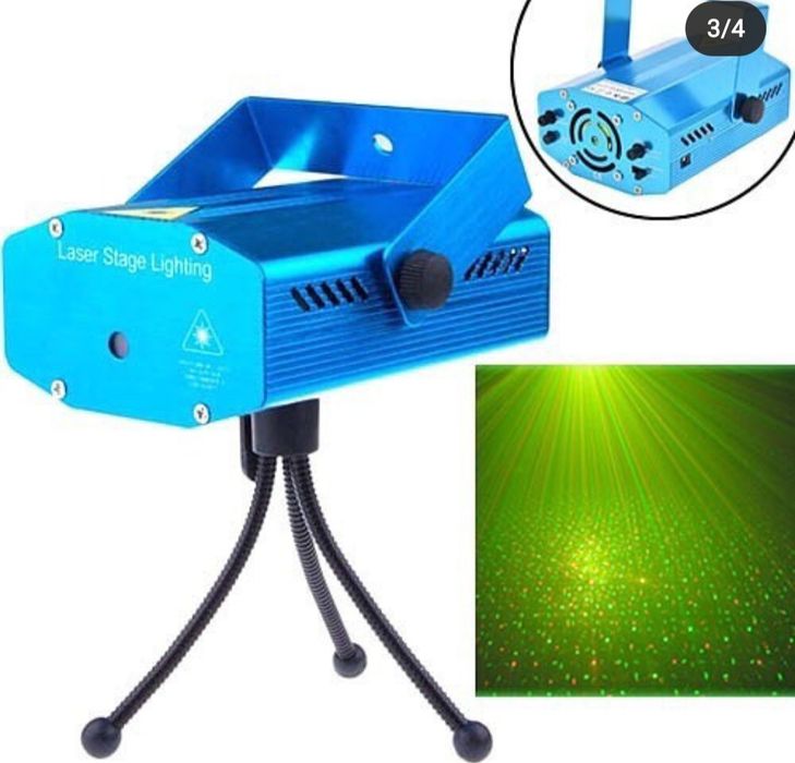 Лазерная прожектор 3Д (Svetilnik)